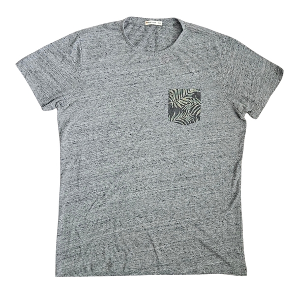 Marine Layer Matterhorn Pocket Tee Gray Casual Floral Medium/Large - Picture 1 of 6